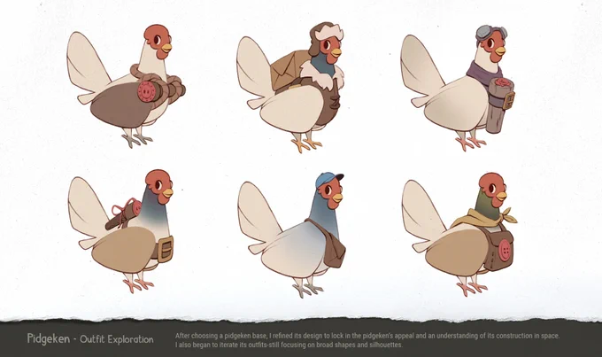 Like she aaaaaate this up. You should absolutely consider hiring her to make you delightful pidgekins, coops and everything else too 