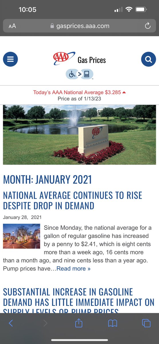 josh_fults's tweet photo. @Rodrigo_Cornejo @ighaworth @POTUS The national average is almost a dollar more a gallon than when Biden took office. https://t.co/3DEC1RNjwj