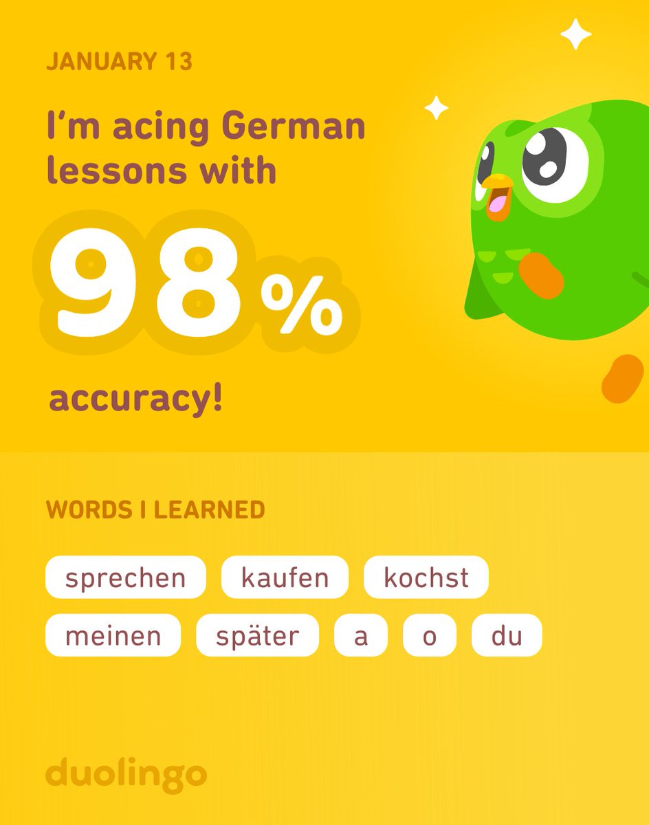 PrincessKira02's tweet photo. I’m learning German 🇩🇪 on Duolingo! https://t.co/UecrfT7Ucq
