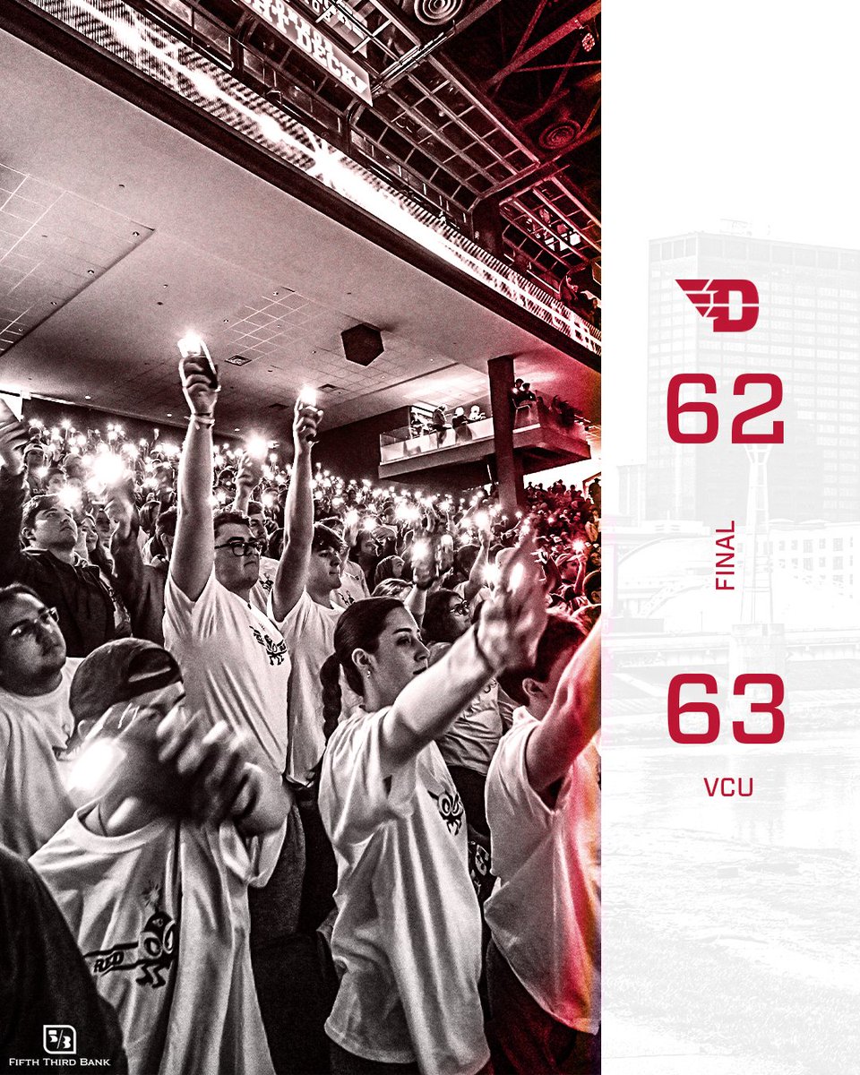 DaytonMBB's tweet photo. Final from Dayton. 

Back in action on Tuesday at UD Arena. https://t.co/23Y9l916pN