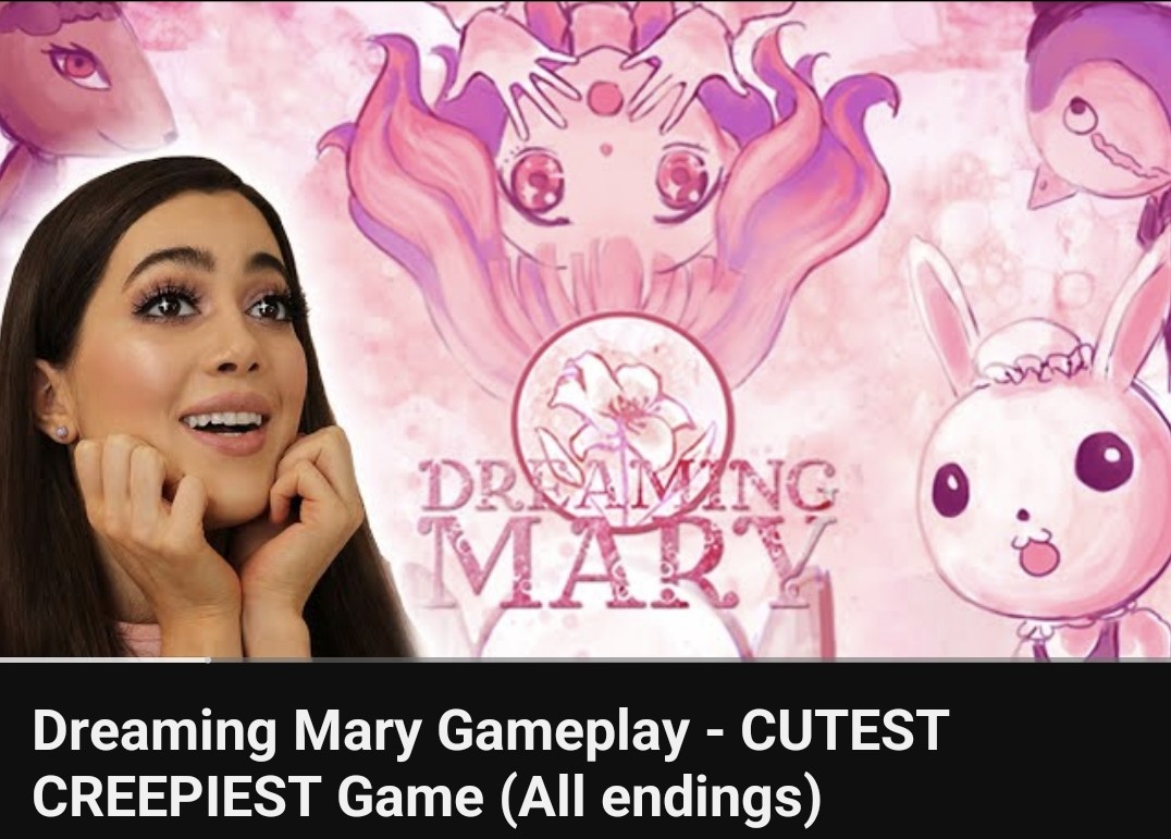 Cutest/Creepiest Horror Gameplay "Dreaming Mary" is up! #YouTube #youtubegaming youtu.be/NdCfwHjIVIM