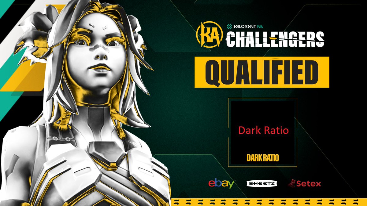 Introducing <a href="/DarkRatio/">Dark Ratio</a> as the fourth team to qualify for #NAChallengers! Congratulations! 🍾

🎁 <a href="/eBay/">eBay</a>