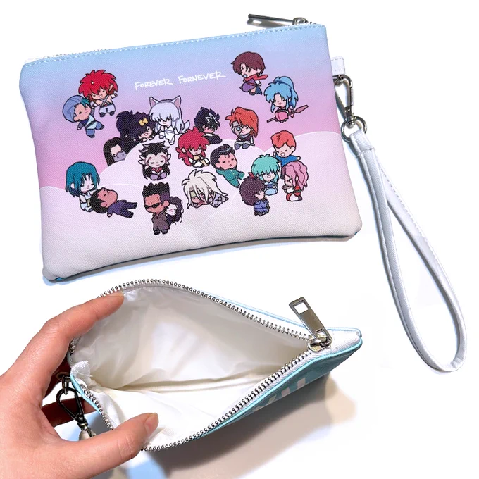 also!! my new zipper pouches!!!!! please look at them, 