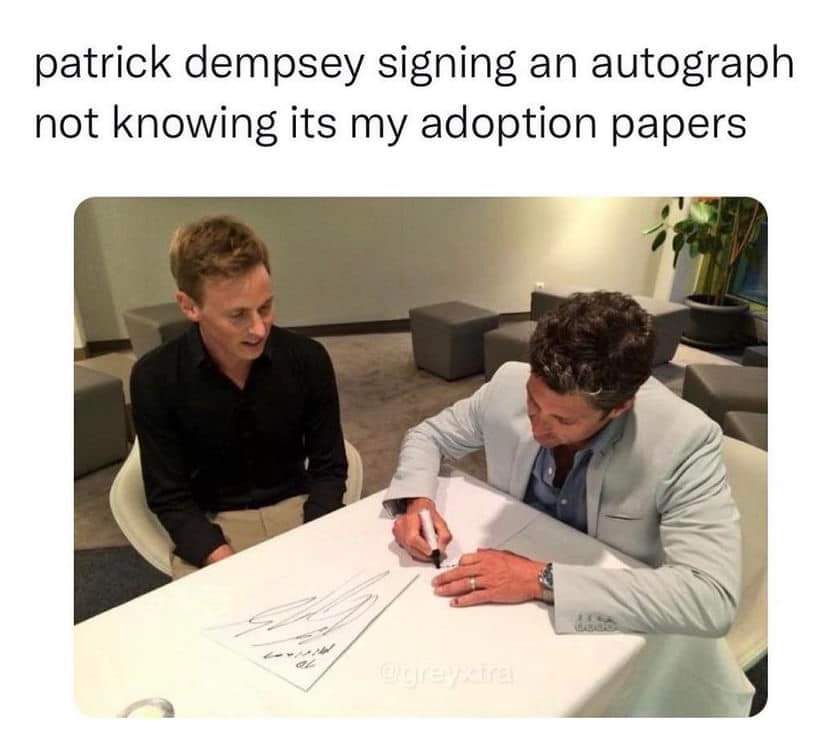 Happy Birthday, Paddy!! ♥️🤣 <a href="/PatrickDempsey/">Patrick Dempsey</a>