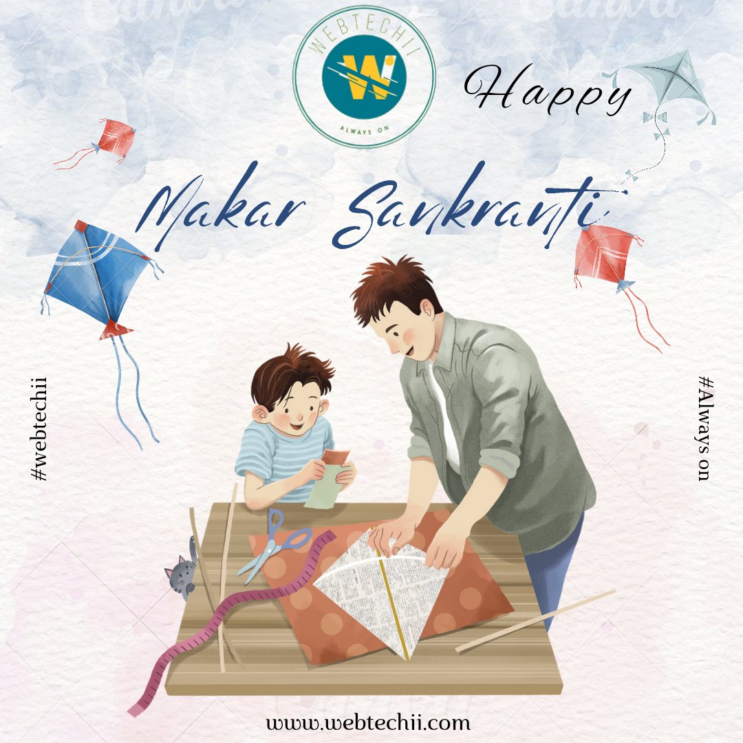 webtech__IT's tweet image. Webtechii wishing you a very happy Makar Sankranti ❤️