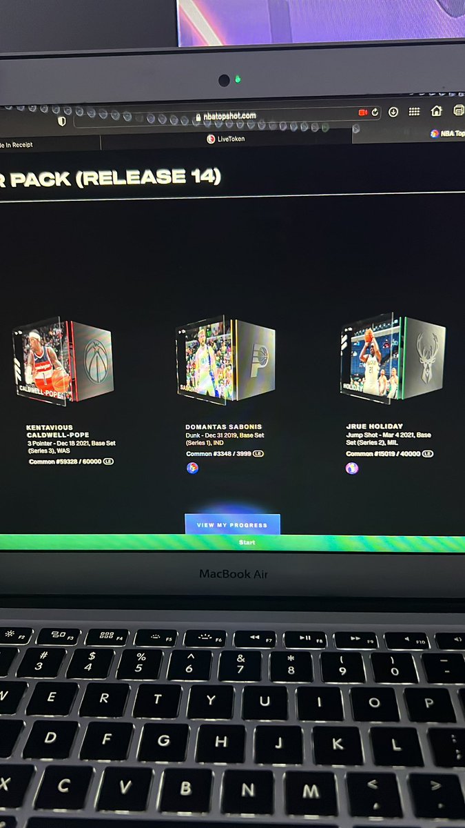 Let’s gooo!!! First locker room pack pull a Series 1, needless to say it won’t be my last. (EV: $40) #NBATopShot