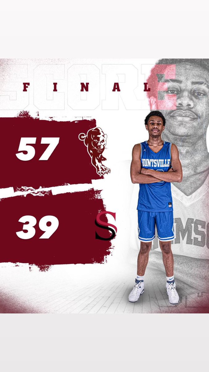 Huntsville Basketball (@hhspantherhoops) on Twitter photo W.
57-39
👉16-7, 3-0
What a road area win that was! Defense travels!!
<a href="/SimonWalker2025/">Simon Walker</a> - 19 pts, 5 Rebs, 7-7 Fgs!
<a href="/_Caleb_Harrison/">Caleb Harrison</a> - 10 pts, 7 Rebs, 2 blocks
<a href="/jamariarnold2/">jamari.arnold</a> - 10 pts, 5 Rebs, 4 assts.
Team:
61% Fgs
63% 2Fgs
57% 3Fgs
78% FT
#TTW
Wed At #1 Pinson W.
57-39
👉16-7, 3-0
What a road area win that was! Defense travels!!
<a href="/SimonWalker2025/">Simon Walker</a> - 19 pts, 5 Rebs, 7-7 Fgs!
<a href="/_Caleb_Harrison/">Caleb Harrison</a> - 10 pts, 7 Rebs, 2 blocks
<a href="/jamariarnold2/">jamari.arnold</a> - 10 pts, 5 Rebs, 4 assts.
Team:
61% Fgs
63% 2Fgs
57% 3Fgs
78% FT
#TTW
Wed At #1 Pinson