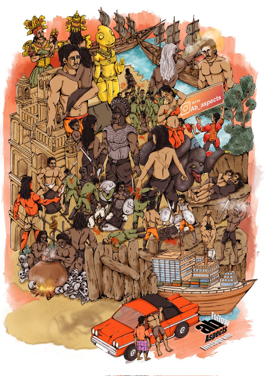 Abishek_aspects's tweet image. 13 years of #Ayirathiloruvan 
My tribute illustration for one of our favorite films, waiting for #AO2 sir @selvaraghavan @dhanushkraja @Karthi_Offl