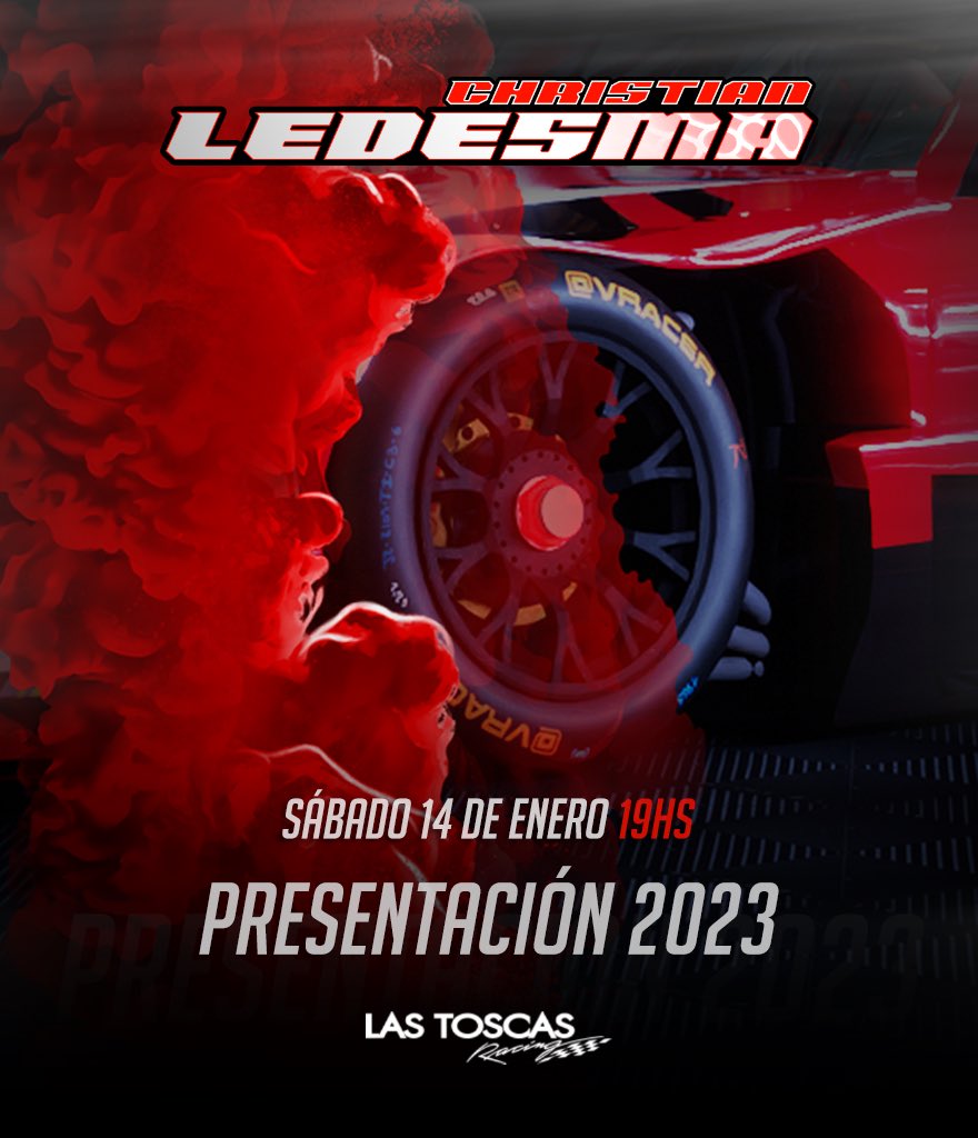 #TurismoCarretera 2️⃣0️⃣2️⃣3️⃣ 🤫💣

📌 ⌛️Mañana a las 19hs. vamos a estar presentando los colores que nos van a acompañar este año… 

-
-

<a href="/LasToscasRacing/">Las Toscas Racing</a>