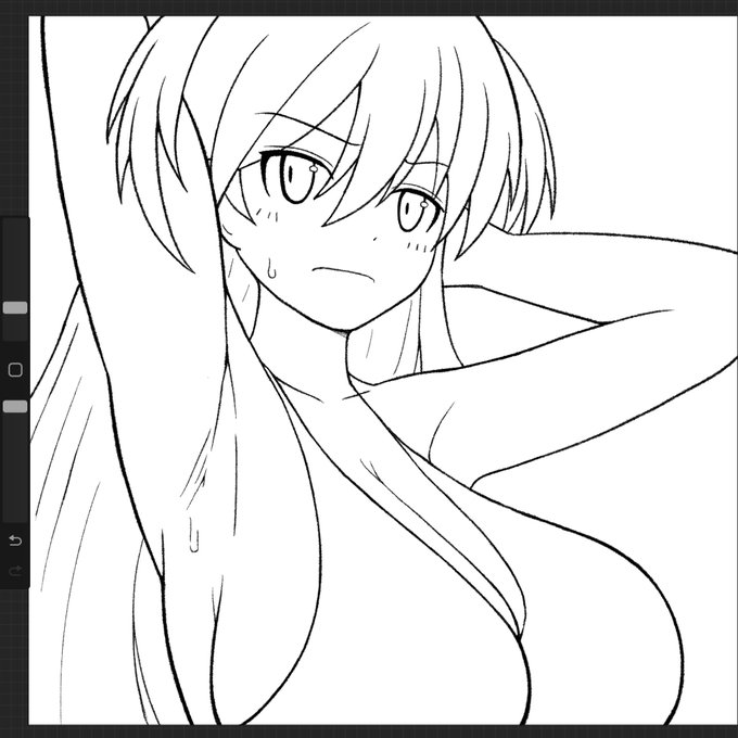 線画。

塗る。 https://t.co/gnbyQBS0Ue 