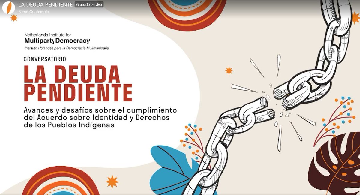 PuebInd's tweet photo. La #ComisiónDePueblosIndígenas, representada por su presidente, el diputado Osmundo Ponce, participa en el conversatorio:

"La deuda pendiente, avances y desafíos sobre el cumplimiento del Acuerdo sobre Identidad y Derechos de los Pueblos Indígenas".

@nimdgt https://t.co/dkuWaQ4uGf