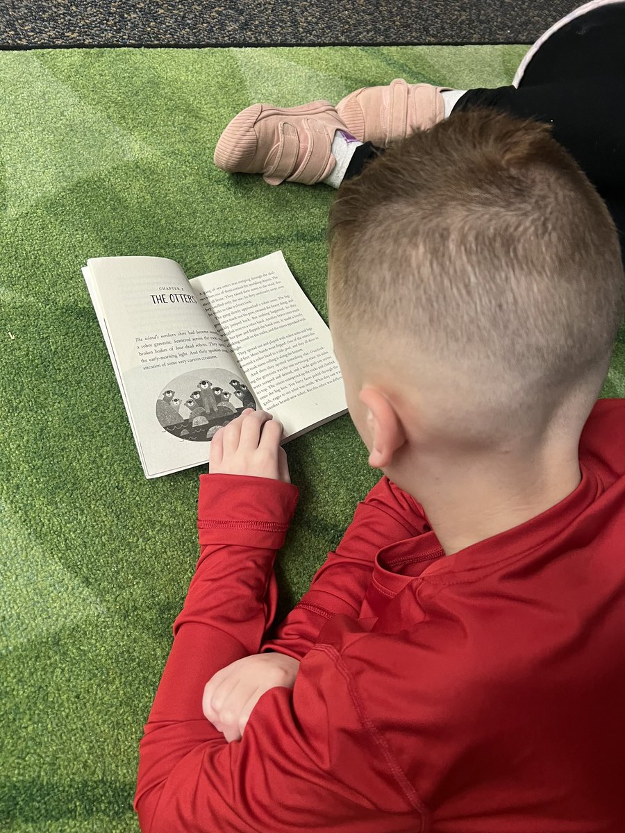 Who’s as excited as Room 3 reading The Wild Robot ?! 🤖 #OneDistrictOneBook