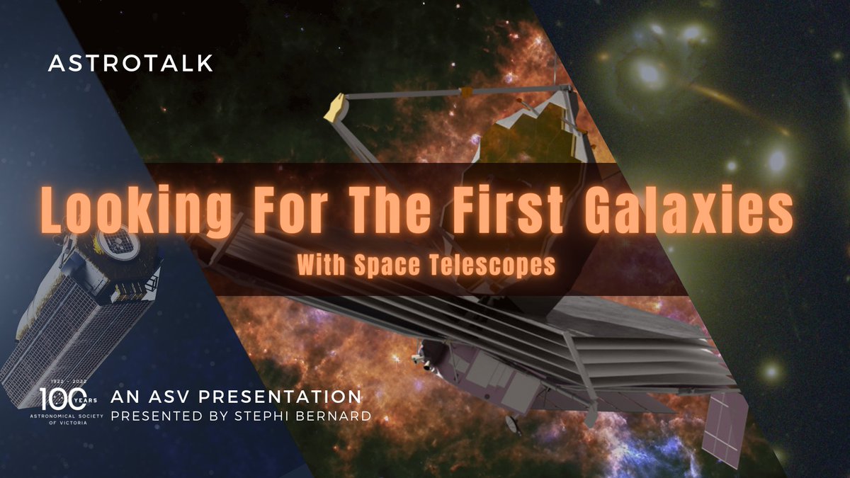 TONIGHT! Jan 14 8pm at Mueller Hall, Birdwood Ave, Melb. Can’t join us in person? It will be streamed LIVE &amp; FREE on our Facebook  YouTube  and Twitch channels #asv #astronomicalsocietyofvictoria <a href="/astro_stephi/">stephanie bernard</a> #galaxies #space #telescopes #STEM #universe #solarsystem #jwt #hubble