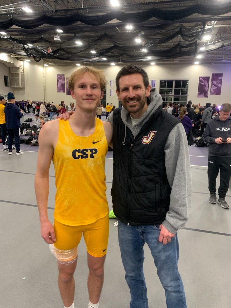 JordanTF717's tweet photo. So great seeing @thomas_dietel racing tonight at UST.  A little tweak in the hamstring in finals following a great preliminary 60m Dash.  Thomas was the 2019 MRC MVP, set 2 school records, won 2 state Relay championships, and was a key part of a team state championship. https://t.co/GaV4E21yF6