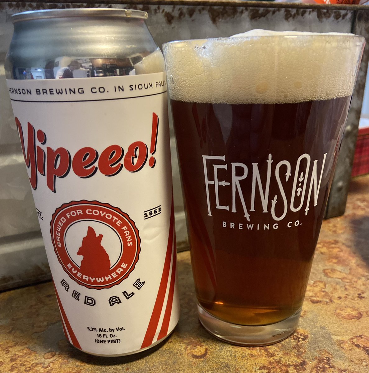 JD60pe5's tweet photo. Only one way to end a week. @FernsonBrewing #Yipeeo https://t.co/8lZBMvrQrh