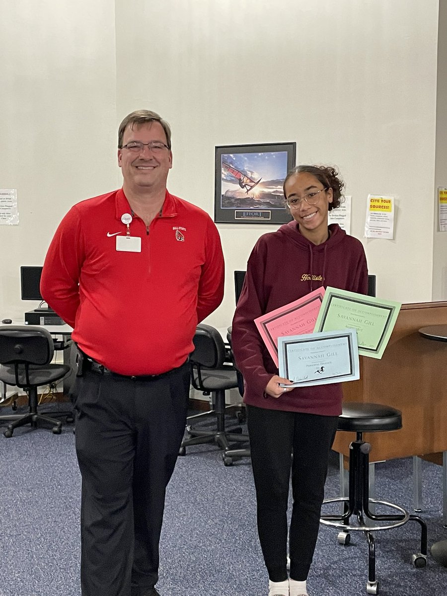 WarrickEd's tweet photo. Credit certificates are already in abundance this semester. Congratulations to Faith Baumgart, Zayden Bruce, Devyn Bruner, Anakin Burton, Ilana Eckert, Jack Gourley, Serena Johnson, Emma Smith, and Brenna Vanscyoc!  Check out how many are holding more than one credit certificate. https://t.co/vjzVYturX1