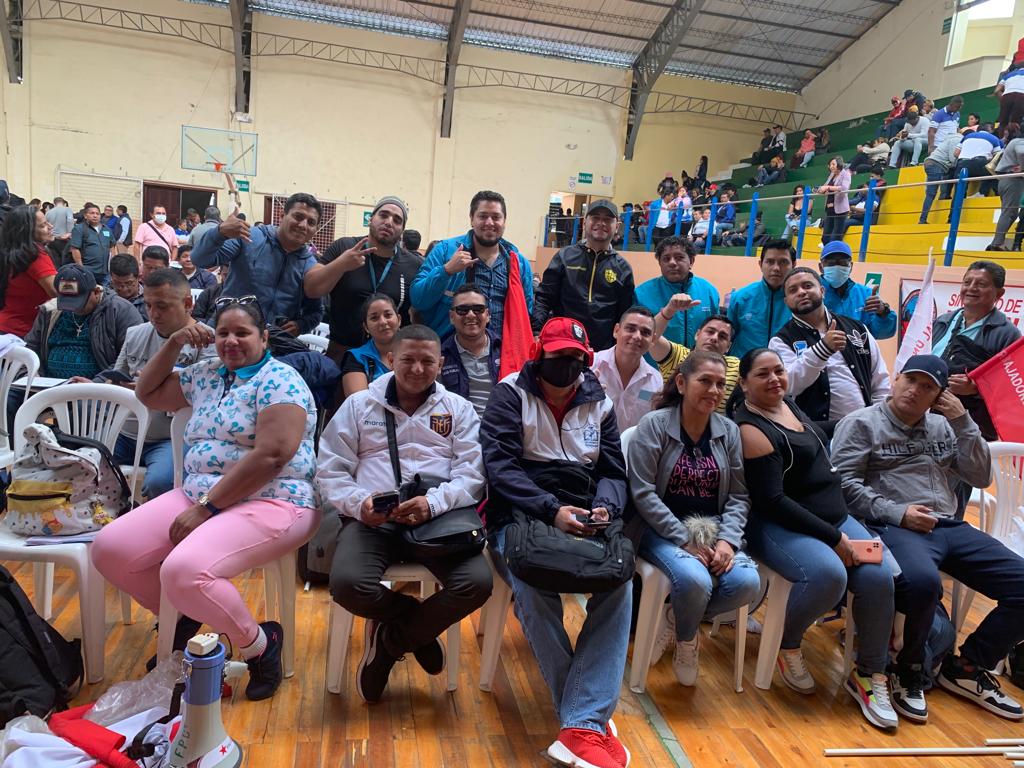 SindicatoSinai's tweet photo. Como  @SindicatoSinai y filial  @FPTSaludGuayas
participamos en la Asamblea Nacional realizada en la Ciudad de #Baños, convocados por #Osuntramsa #Actividades #Sindicales
@Sind_Chof_CZ8S @de_cz8 #UnidosSomosMasFuertes. https://t.co/T1nnmMe34A