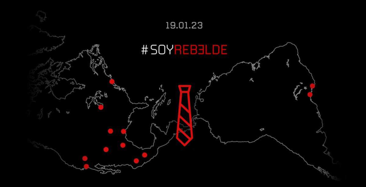 ¡Llamando a todos los fans! Tenemos una cita este 19 de enero. Mantente atento de nuestras redes sociales y el sitio soyrebelde.world ❤️🤩😱