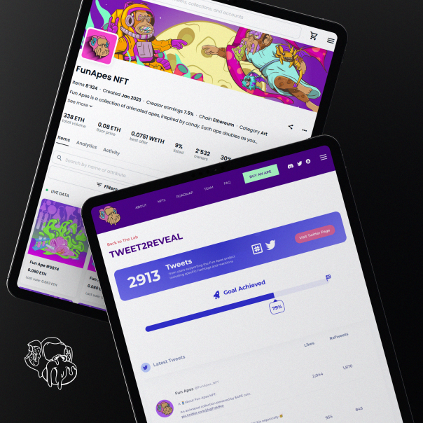 Full Collection #TWEET2REVEAL space🐒

Time: 5PM EST

At #FunApesNFT we don't do anything small. That's why we're giving away $500 ON THIS TWEET.

+$500 more (details announced in the space)

RT + Tag 3 Friends 🍌

Set reminder 👇
x.com/i/spaces/1lPKq…