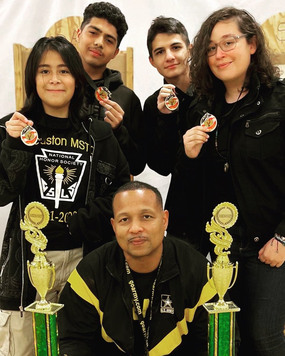 SHMSTC's tweet photo. Highlighting all the wonderful accomplishments of our Sam Houston ROTC Tigers! We can see and hear you- Keep up your loud ROAR! 🐅 #TigerTough #SamHoustonStrong @SamHoustonLMC https://t.co/KKdz46FSR5
