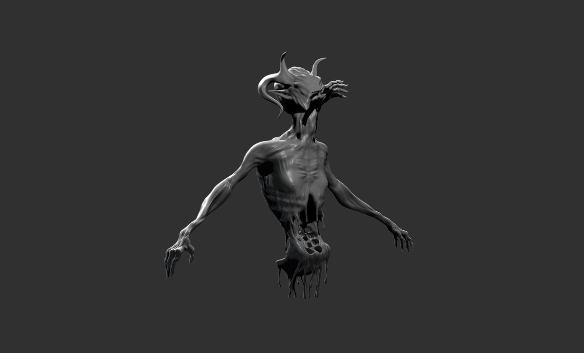http_Brayann's tweet photo. Ya casi termino está escultura, ¿la texturizo?
#sculping #zbrush #3D https://t.co/SqGFywQGUN