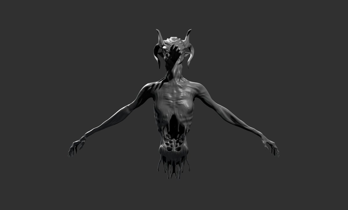 http_Brayann's tweet photo. Ya casi termino está escultura, ¿la texturizo?
#sculping #zbrush #3D https://t.co/SqGFywQGUN