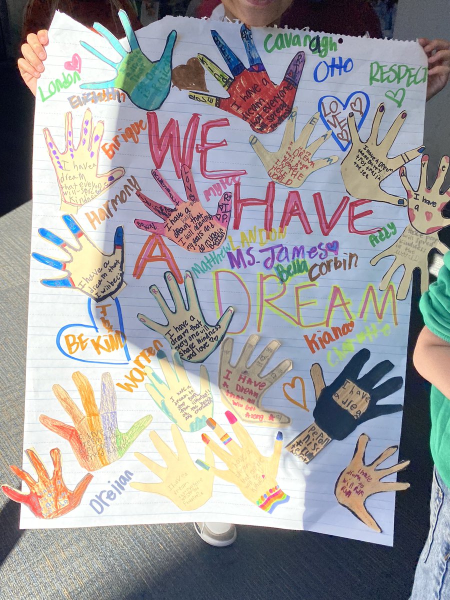 Today our Wildcats celebrated Dr. Martin Luther King Jr. by walking in our annual peace parade. We are so proud of our wildcats! <a href="/WestMemorialEL/">West Memorial Elementary</a>