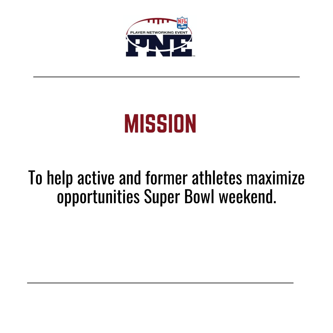 NFLPNE's tweet photo. Networking is crucial to elevating all facets of your career… on and off the field! Learn more about PNE’s mission and goals: #NFL #playernetworking #network #NFLalumni https://t.co/hdS9RDBv6T
