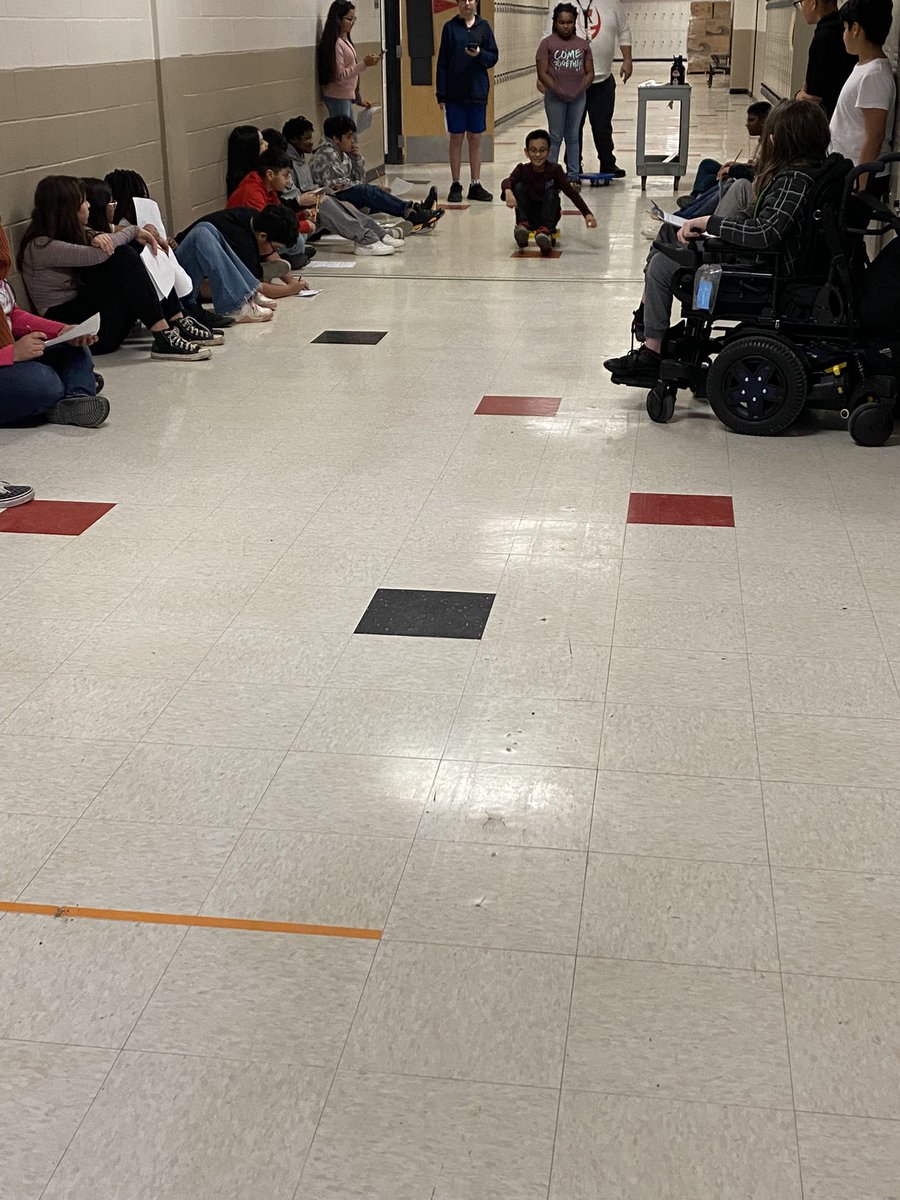 rodriguez_sci's tweet photo. Loved all the different courses and objects used this week to calculate speed! ๐ท๐ชณ๐ค Great job Mrs. Cabrera and Mrs. Hegde! (Part 1) @NISDZachry @NISDZachryCyber @NISDMSScience #nisdmssciencecoach https://t.co/4P0Erycbmr