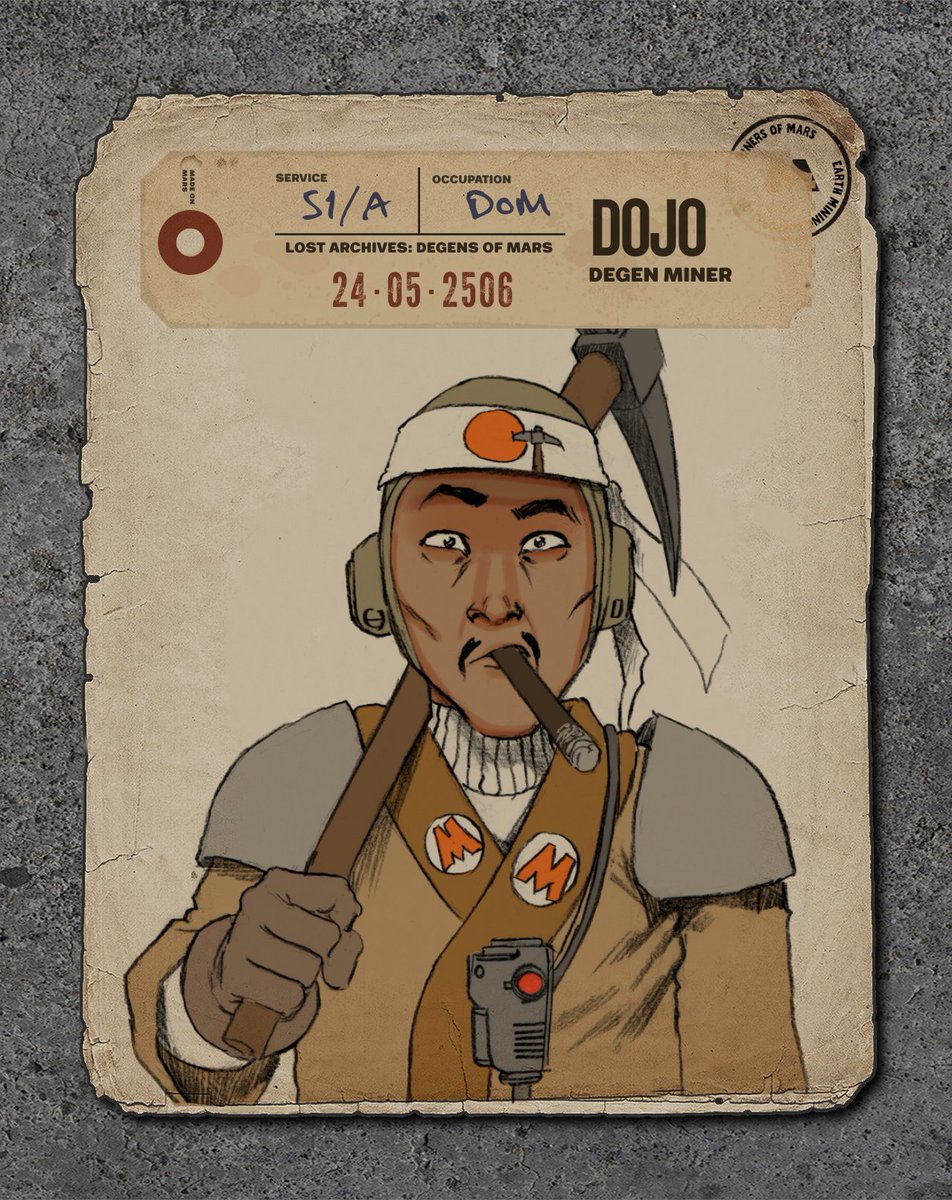 MinersofMars's tweet photo. @TheDegenDojoNFT Big respect to the derug team and DD community! https://t.co/rnLV7K94Mx