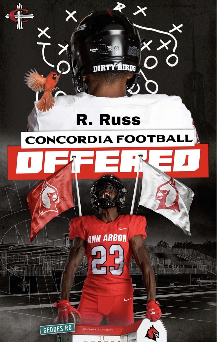 Blessed to receive my 2nd offer from Concordia University Ann Arbor❤️🖤! Giving thanks to God and <a href="/CUAA_Football/">Concordia Football</a> for this amazing opportunity!! <a href="/GOHS_WolfpackFB/">Great Oak Football</a> <a href="/coach_jpayne/">Jason Payne</a>