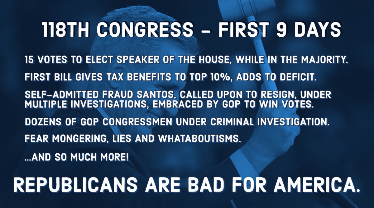 bekindhavehope's tweet photo. @SpeakerMcCarthy #GOPtrashyLEADERS 
#GREEDoverPEOPLE
#GOPFearMongering 

Please try harder, Kevin. https://t.co/7ToOJFQ3Pb