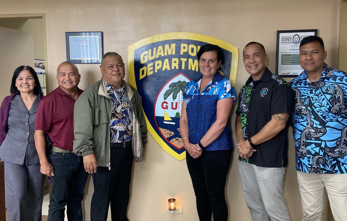Great to finally be here in Guam with Chief Ignacio and his team.  Planning new police leadership programs for the region. Thank you and your team for your hospitality Chief