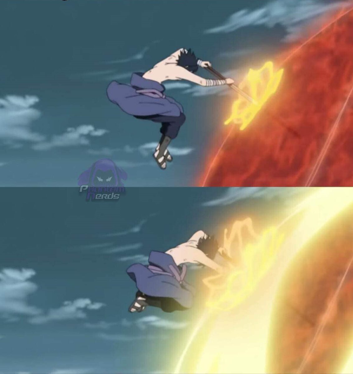narutonetwork's tweet photo. Vocês ficam aí tirando sarro da Kurenai... mas e o Sasuke que tentou atravessar a defesa do Susano'o usando uma espada? https://t.co/k6vaEVAyuH