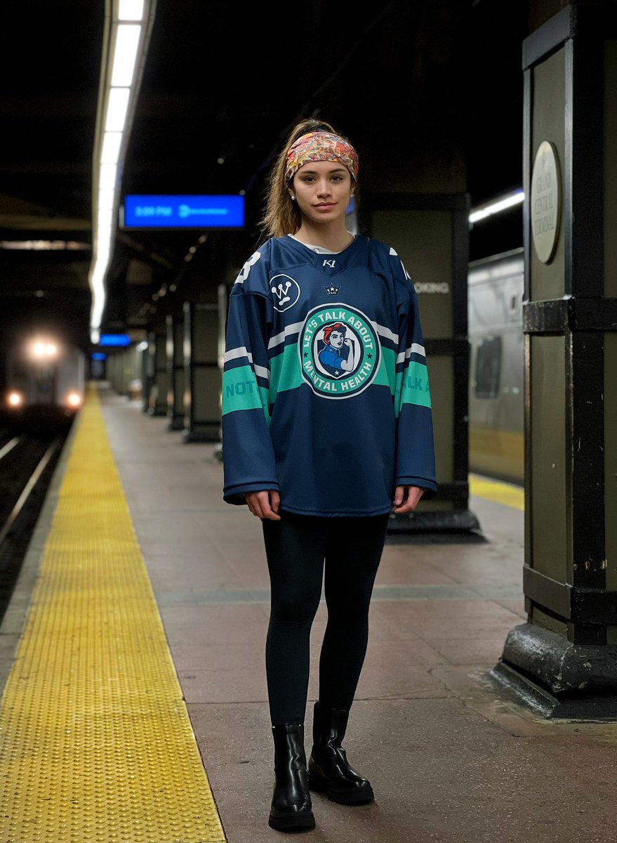 Riveters's tweet image. This weekend is our Mental Health Awareness Weekend, so in honor of the weekend, we’re wearing our commemorative 2023 Let’s Talk About Mental Health jerseys. Join us this weekend for our game Saturday, presented by @bakerstreetpsych and Sunday presented by @be_mightier 

💙💚