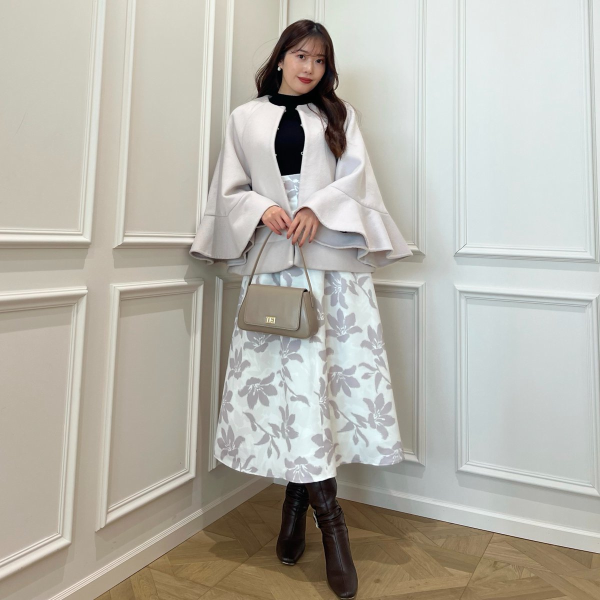 非常に高い品質 Herlipto Lily Satin Volume Skirt S asakusa.sub.jp