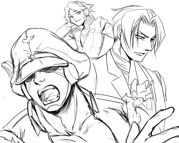 久々なんも考えず描いた～と思ったら
今アガムスショックでちょっとぼーっとしてる
でも描いたのであげときます
マンにハマる前の歴代推し https://t.co/1s99k18c1I 