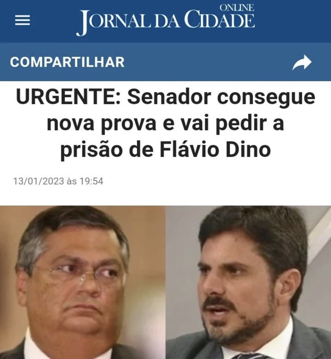 "URGENTE!
Pedirei seu afastamento e a sua prisão!
No documento ele fala que poderia acionar a  Força Nacional em caso de necessidade.
Então vem a pergunta: Por que não acionou???", escreveu o parlamentar.

👀
