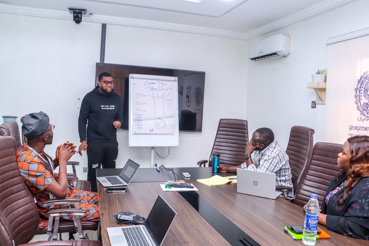 Beleezon's tweet photo. Yesterday, my team had a robust and fruitful meeting with the Communication team. Strategies were discussed towards preventing the occurrence of TB, by expanding the coverage of TPT among PLHIV in Nig.
#PROTECTPLHIV
#NIGERIAPROTECT
@GGHNigeria https://t.co/dRlanXTYRZ