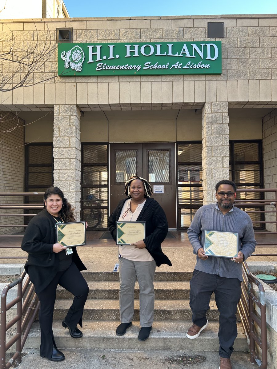 HollandAtLisbon's tweet photo. SHOUTOUT to our 4th & 5th Grade Math Team (Mrs. Berry, Ms. Hillman & Mr. Stewart) for GROWING our scholars to excellence! We look forward to continued success from each of them. #OnOurWayToAnA #AByMay @S_C_McDonald @dwhigham2 https://t.co/Ug3K9zme3F