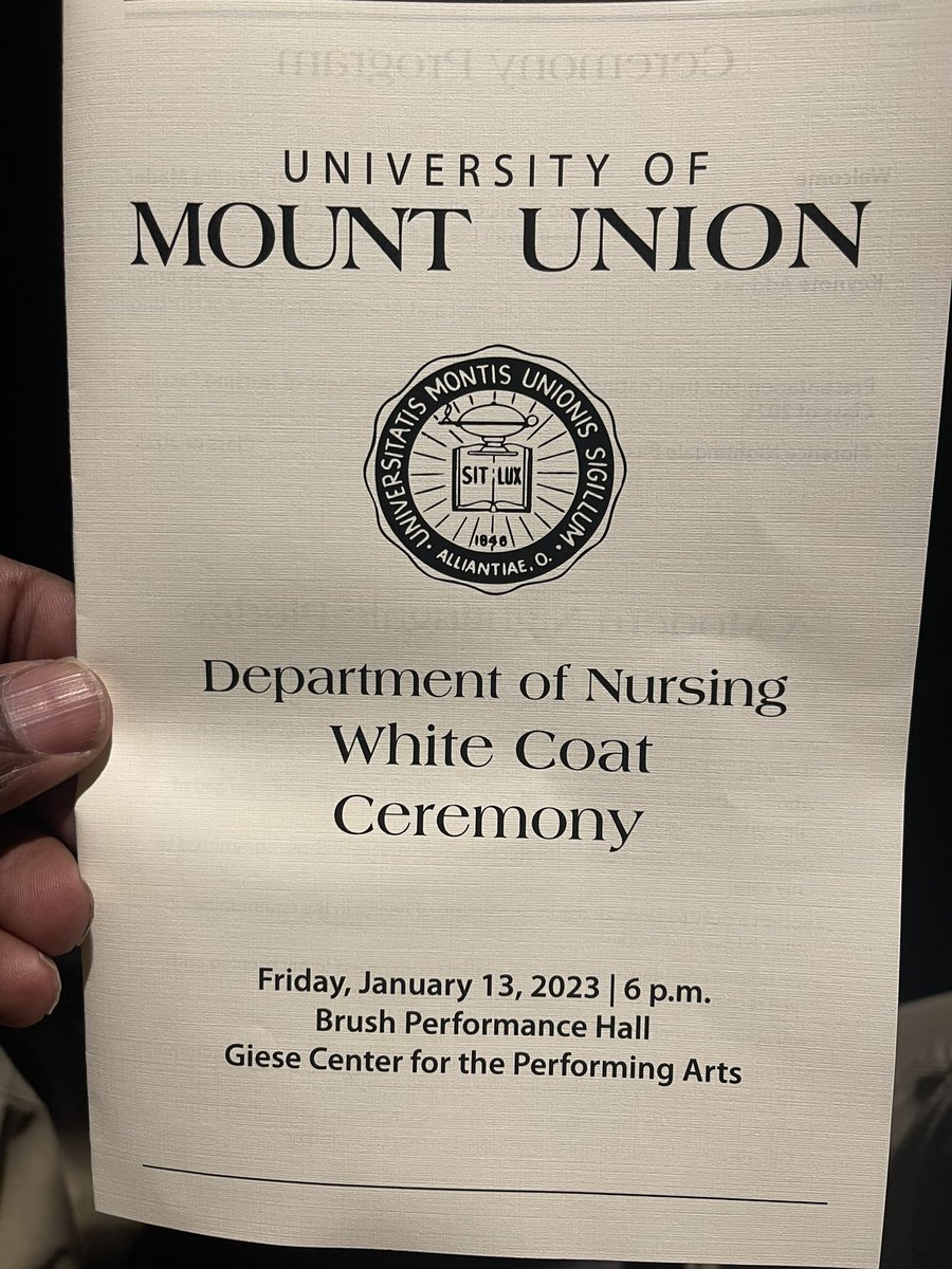 PastorAHill's tweet photo. Congratulations to Gia on her White coat ceremony !!! Great things are in your future. #4thHill #AlmostRN #ProudDad #Eph320 https://t.co/twGTQDH5Ht