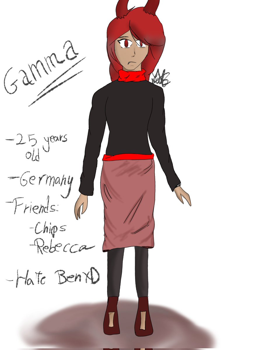 lacrack59's tweet photo. It's been a while since I drew something about Rebecca or Retaken Sanity hahaha, at least I've improved my style :D

Gamma human! @rebecca_doodles #RetakenSanity #Rebeccafanfic https://t.co/o3OZFdUpg0