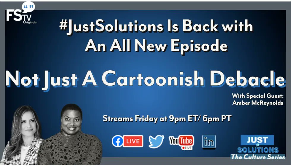 freespeechtv's tweet image. #Justsolutions is all-new  with Gloria Neal and special guest @AmberMcReynolds . Be sure tune in right here at 9pm Et/6pm PT