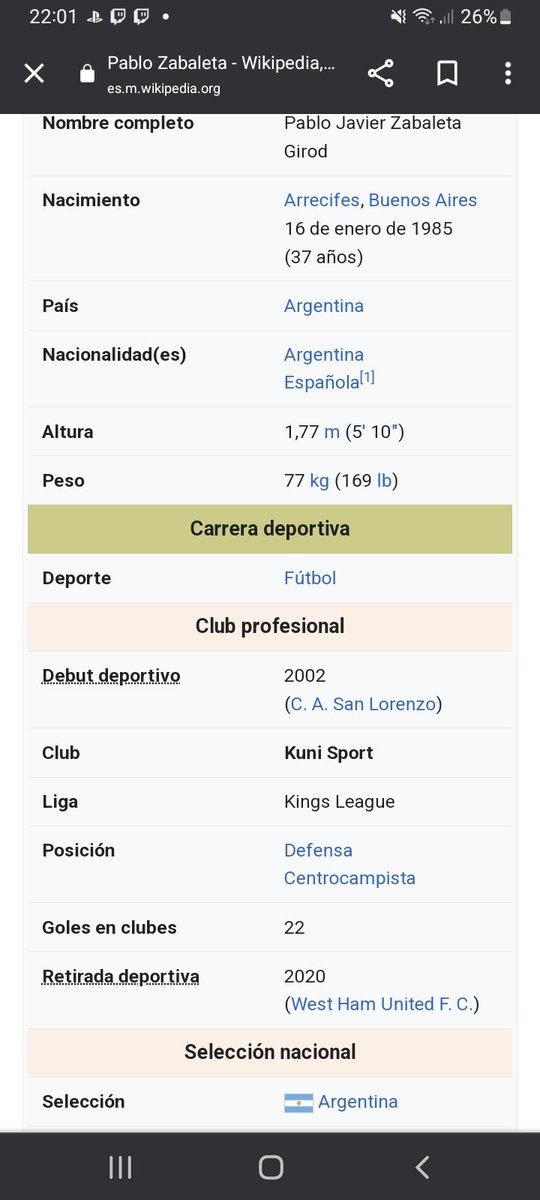 ToderoFacundo's tweet photo. @DjMaRiiO Es zabaleta,busquenlo. https://t.co/wU3i2JUBVz