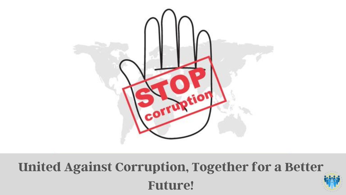 GACCProject's tweet photo. Corruption can cost a country up to 25% of its GDP. Say no to the corrupt few who try to line their pockets at the expense of the many.

Together, we can create a world where honesty, integrity, and fairness reign supreme. #SayNoToCorruption #TogetherAgainstCorruption https://t.co/s3tUABOiD8