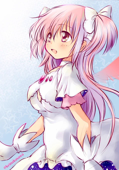 #絵を彩度100にすると超派手 