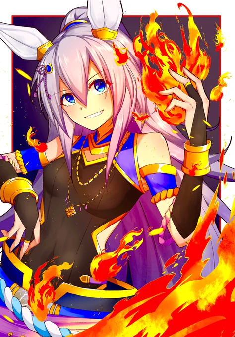 #彩度100にすると超派手…悪くねえな… 