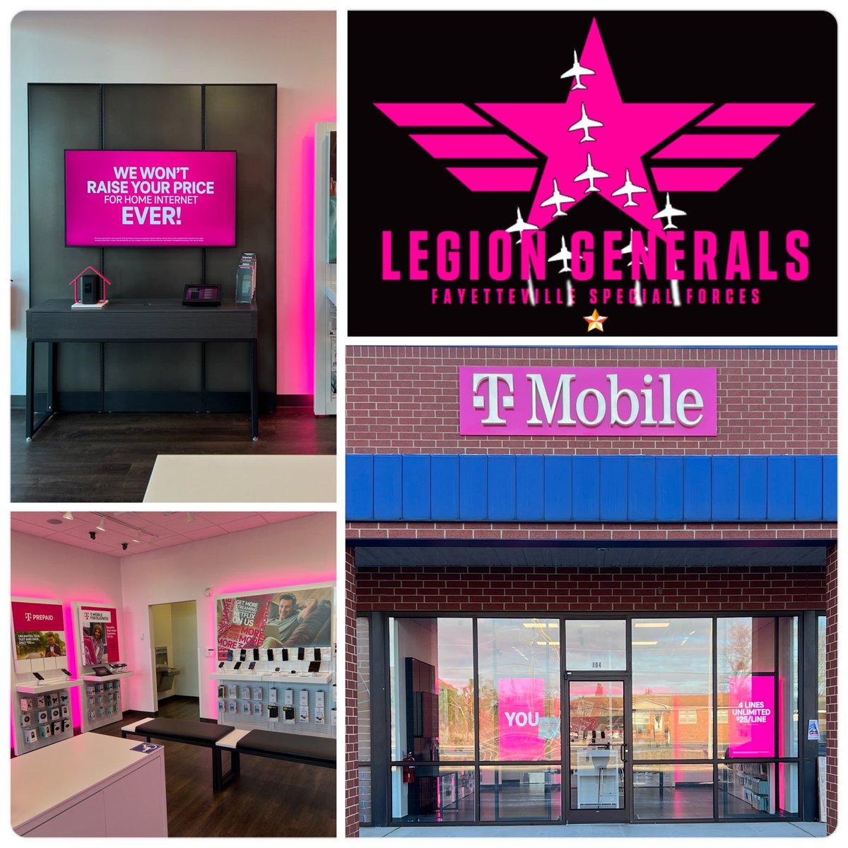 Congratulations to @bnjohnson78 on opening her new store! I look forward to the LEGION GENERALS doing BIG things!! #FaySpecialForces @MrDennisJones @ChappyCLT