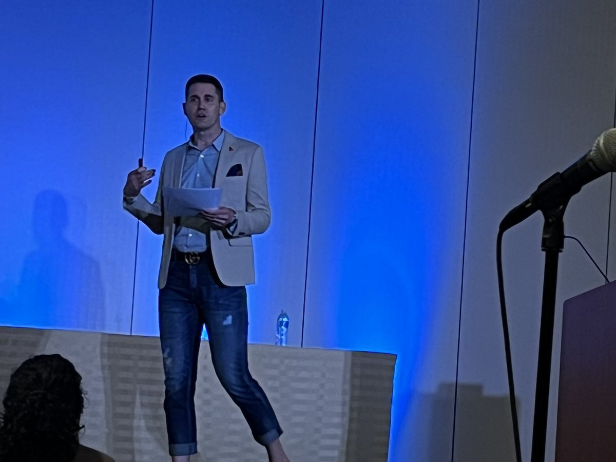 tylerarguello's tweet photo. #socialwork peeps, #BriefandBrilliant at #SSWR2023 is a wrap! “¡Ojo! No, #hiv is not just like cancer now!” Get into it; recordings coming imminently. @CSharkey77 @SSWRorg https://t.co/wkZMXSs7NY