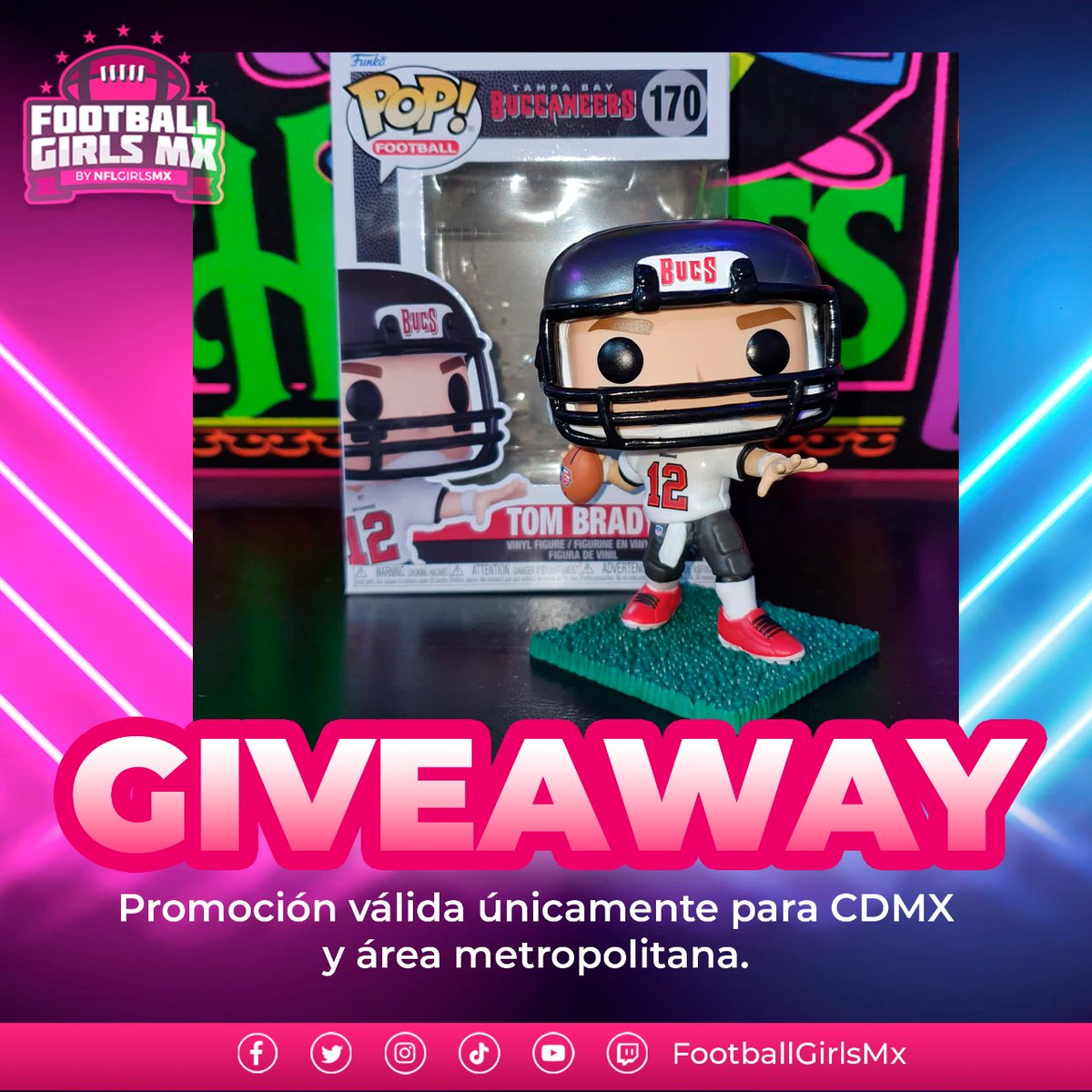 nflgirlsmx's tweet photo. 🎁 #NFLovers!! Llegamos a los 1,500 suscriptores en el canal de Youtube de #FootballgirlsMx
En agradecimiento, tenemos un #Giveaway, para participar:

1. Da ❤️ y 🔁
2.- Síguenos en TW y en IG 
3.- ¿Cuál será el marcador del #DallasCowboys vs. #GoBucs? 

#NFLPlayoffs #DALvsTB https://t.co/p7zJedNUU4